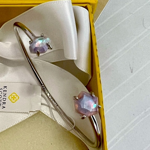 NWT Kendra Scott RARE & RETIRED Merida Bracelet Amethyst Dichroic Gorgeous! - Picture 17 of 17